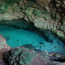 Fresh water in the cave - wonderful for swimming